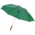 23" Lisa-sateenvarjo puukahvalla, automaattisesti avautuva, vihreä lisäkuva 1